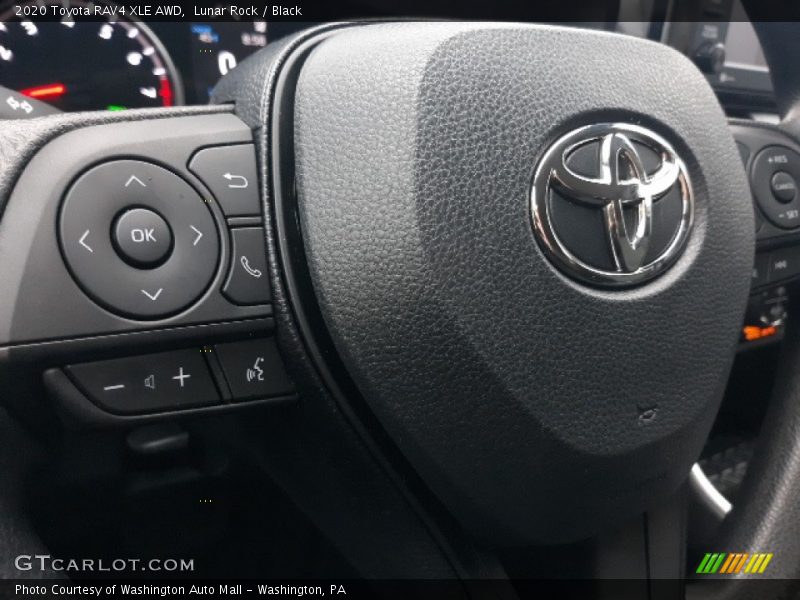 Lunar Rock / Black 2020 Toyota RAV4 XLE AWD