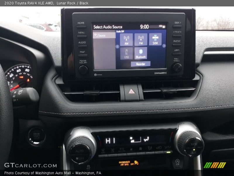 Lunar Rock / Black 2020 Toyota RAV4 XLE AWD