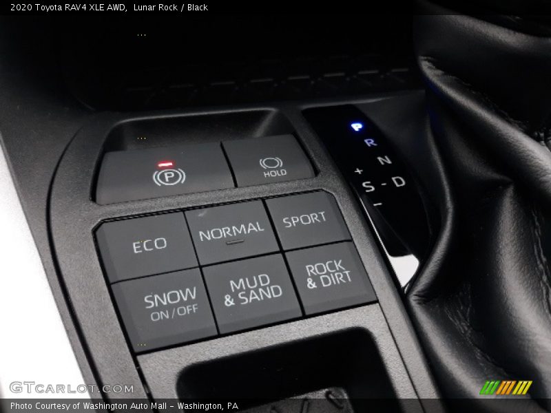Lunar Rock / Black 2020 Toyota RAV4 XLE AWD