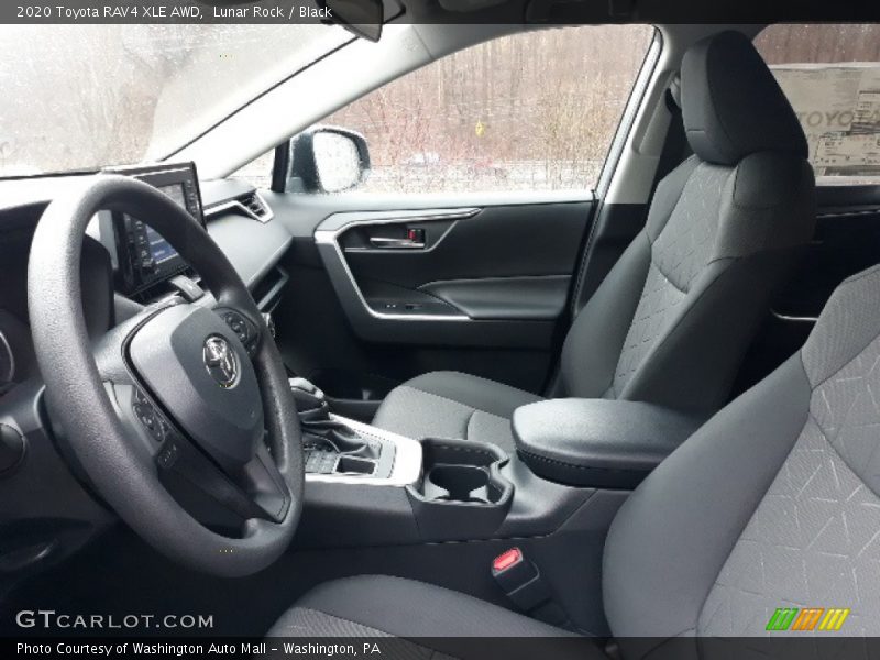 Lunar Rock / Black 2020 Toyota RAV4 XLE AWD