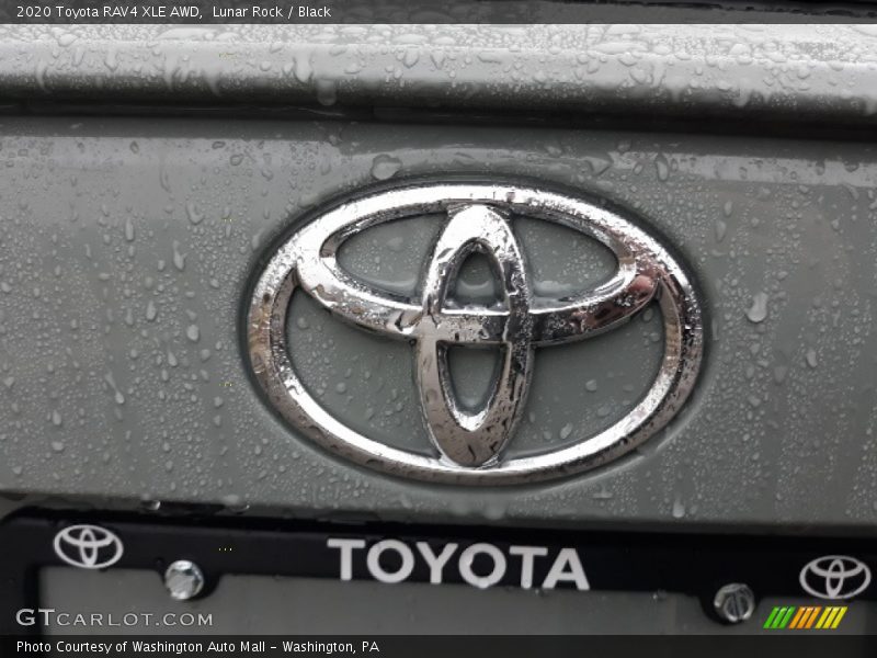 Lunar Rock / Black 2020 Toyota RAV4 XLE AWD
