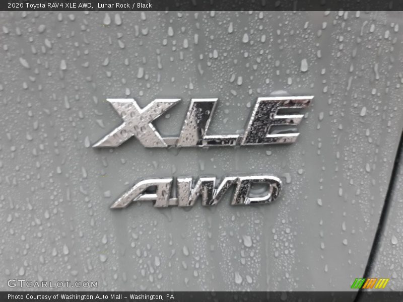 Lunar Rock / Black 2020 Toyota RAV4 XLE AWD