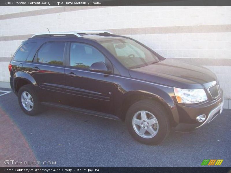Purple Haze Metallic / Ebony 2007 Pontiac Torrent AWD