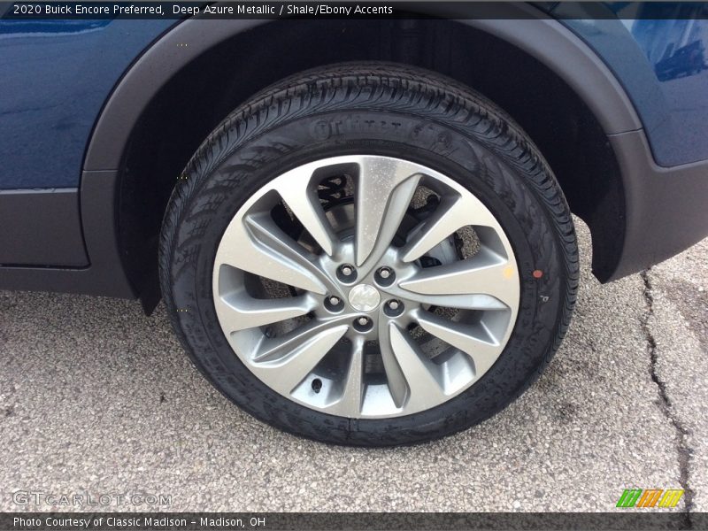 Deep Azure Metallic / Shale/Ebony Accents 2020 Buick Encore Preferred