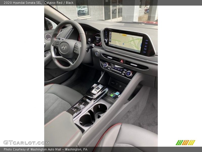 Calypso Red / Black 2020 Hyundai Sonata SEL