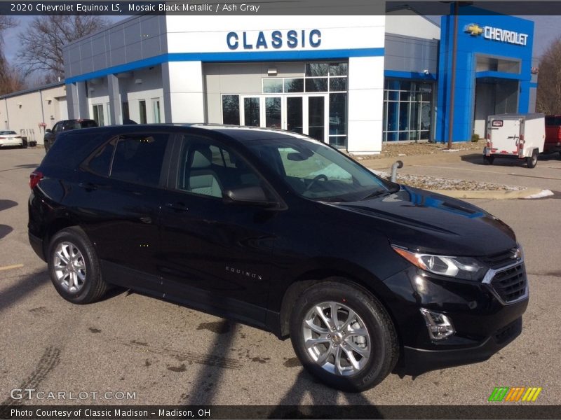 Mosaic Black Metallic / Ash Gray 2020 Chevrolet Equinox LS
