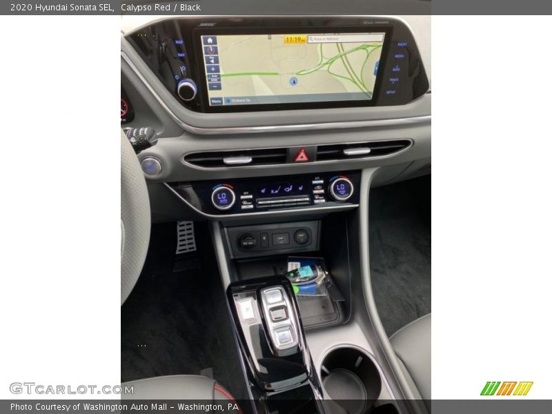 Calypso Red / Black 2020 Hyundai Sonata SEL
