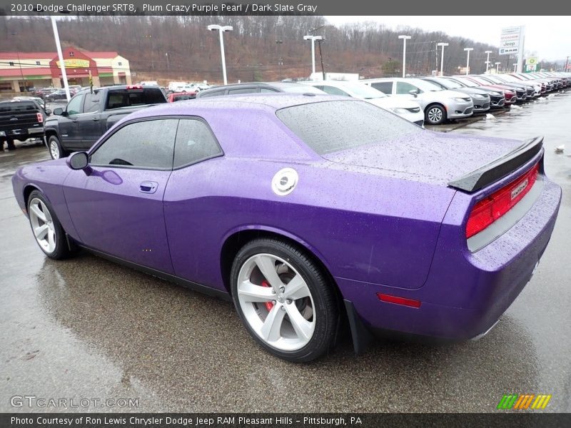 Plum Crazy Purple Pearl / Dark Slate Gray 2010 Dodge Challenger SRT8