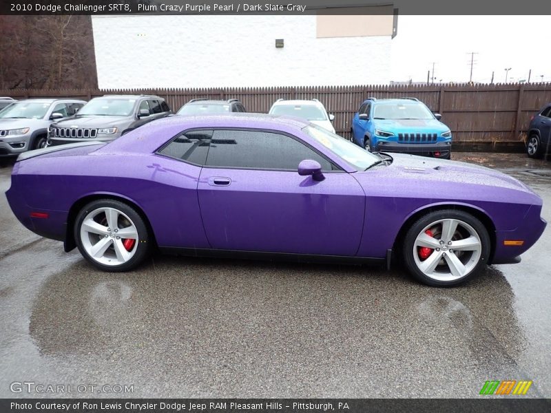 Plum Crazy Purple Pearl / Dark Slate Gray 2010 Dodge Challenger SRT8