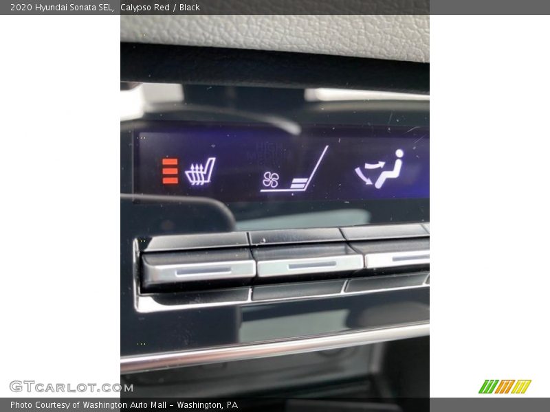 Calypso Red / Black 2020 Hyundai Sonata SEL