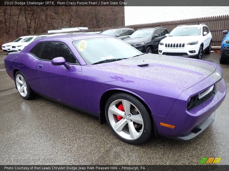 Plum Crazy Purple Pearl / Dark Slate Gray 2010 Dodge Challenger SRT8