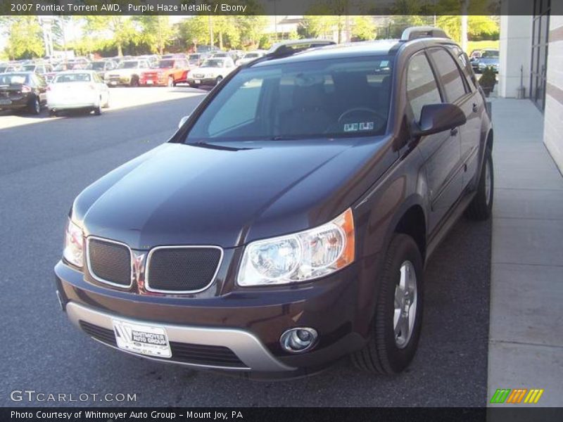 Purple Haze Metallic / Ebony 2007 Pontiac Torrent AWD