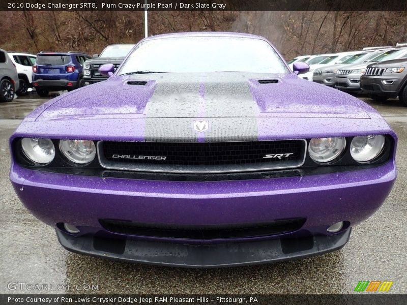 Plum Crazy Purple Pearl / Dark Slate Gray 2010 Dodge Challenger SRT8
