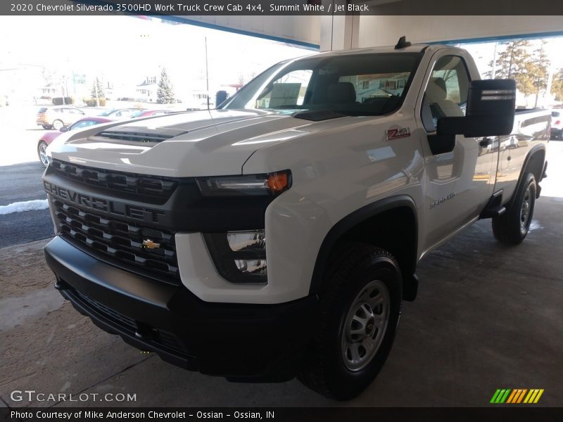 Summit White / Jet Black 2020 Chevrolet Silverado 3500HD Work Truck Crew Cab 4x4