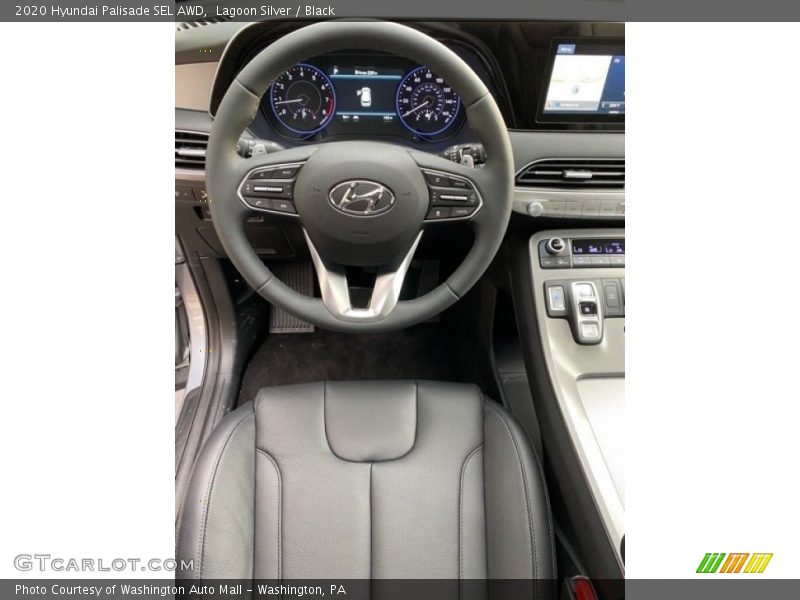 Lagoon Silver / Black 2020 Hyundai Palisade SEL AWD