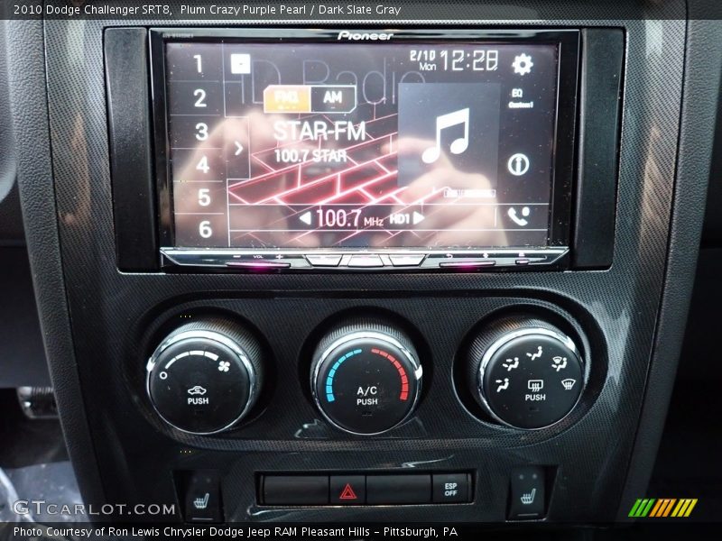 Plum Crazy Purple Pearl / Dark Slate Gray 2010 Dodge Challenger SRT8
