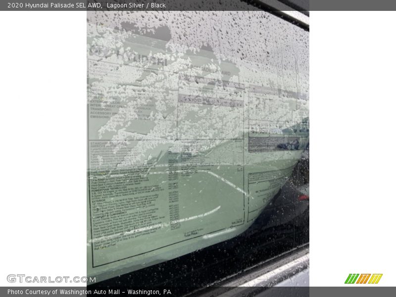 Lagoon Silver / Black 2020 Hyundai Palisade SEL AWD