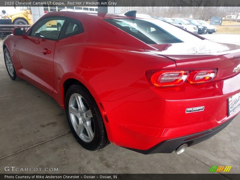 Red Hot / Medium Ash Gray 2020 Chevrolet Camaro LT Coupe
