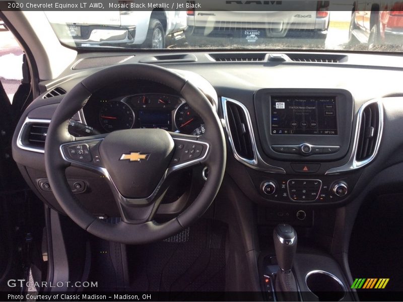 Mosaic Black Metallic / Jet Black 2020 Chevrolet Equinox LT AWD