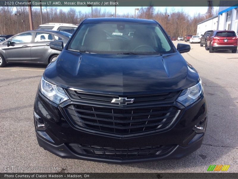 Mosaic Black Metallic / Jet Black 2020 Chevrolet Equinox LT AWD