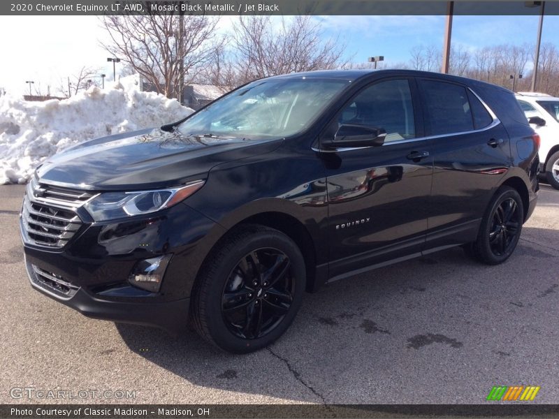 Mosaic Black Metallic / Jet Black 2020 Chevrolet Equinox LT AWD