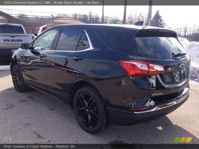 Mosaic Black Metallic / Jet Black 2020 Chevrolet Equinox LT AWD