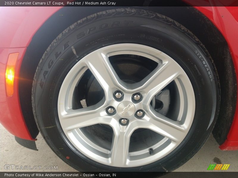 Red Hot / Medium Ash Gray 2020 Chevrolet Camaro LT Coupe