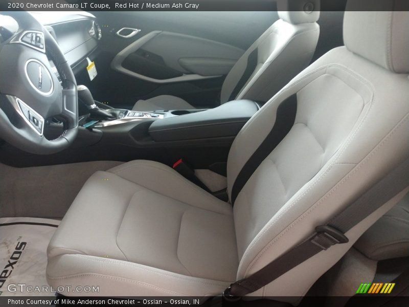 Red Hot / Medium Ash Gray 2020 Chevrolet Camaro LT Coupe