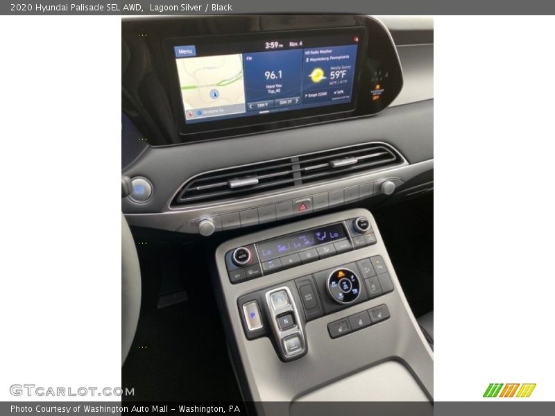 Lagoon Silver / Black 2020 Hyundai Palisade SEL AWD