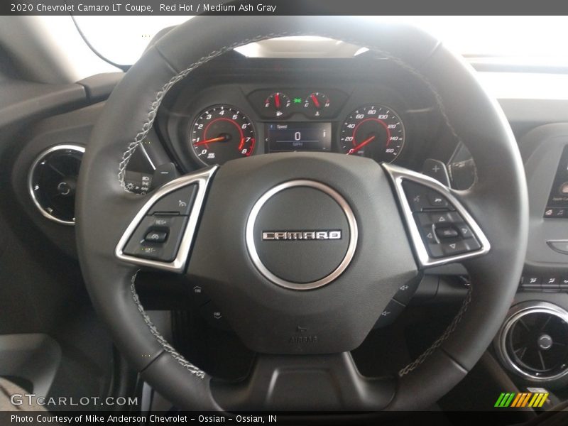 Red Hot / Medium Ash Gray 2020 Chevrolet Camaro LT Coupe