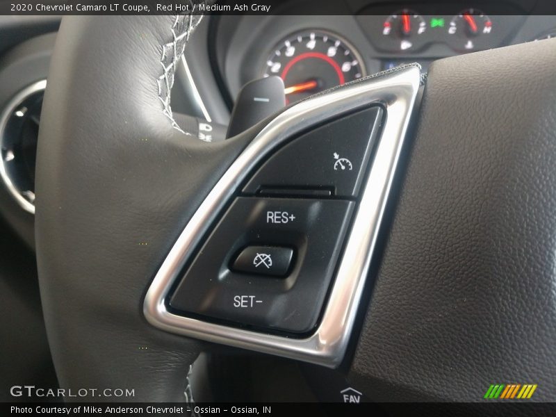 Red Hot / Medium Ash Gray 2020 Chevrolet Camaro LT Coupe
