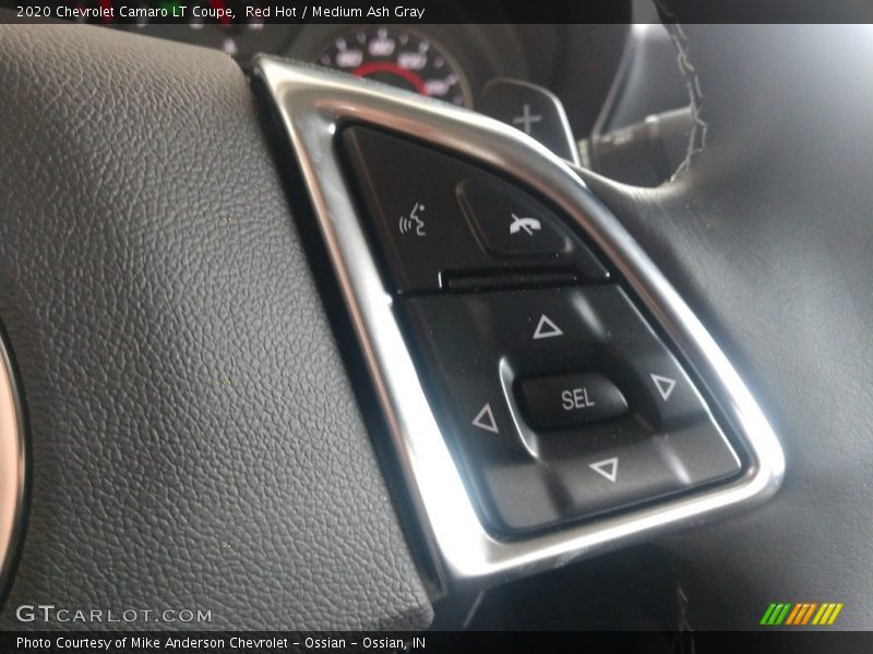 Red Hot / Medium Ash Gray 2020 Chevrolet Camaro LT Coupe