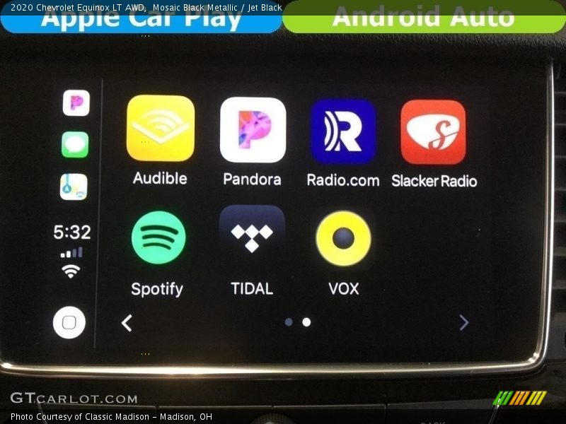 Mosaic Black Metallic / Jet Black 2020 Chevrolet Equinox LT AWD