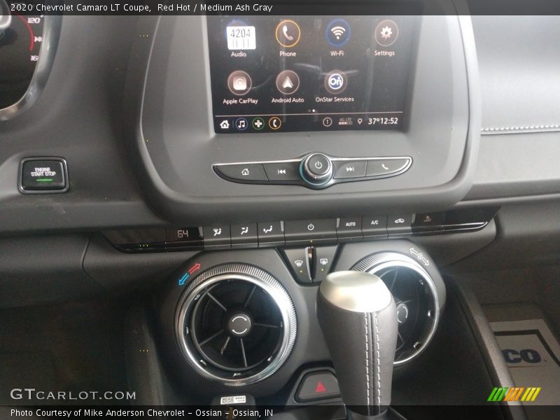 Red Hot / Medium Ash Gray 2020 Chevrolet Camaro LT Coupe