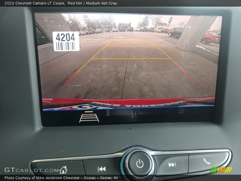 Red Hot / Medium Ash Gray 2020 Chevrolet Camaro LT Coupe