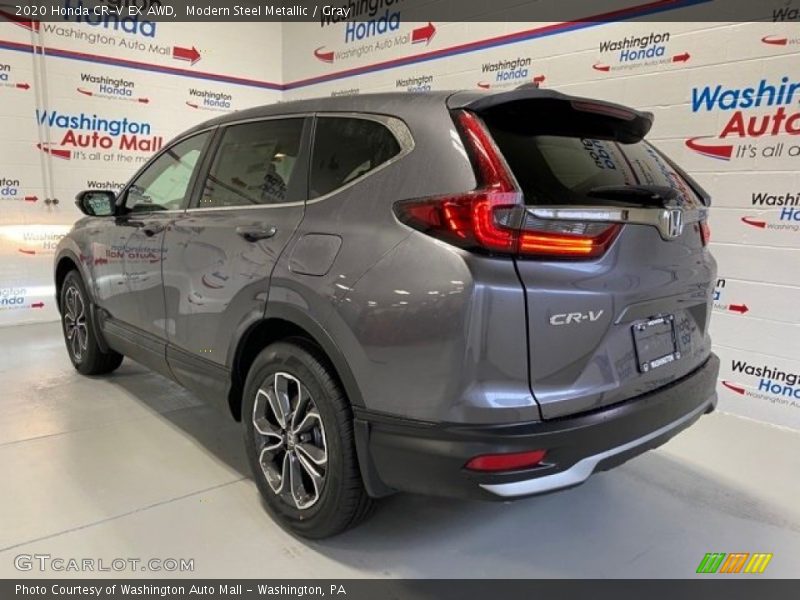 Modern Steel Metallic / Gray 2020 Honda CR-V EX AWD