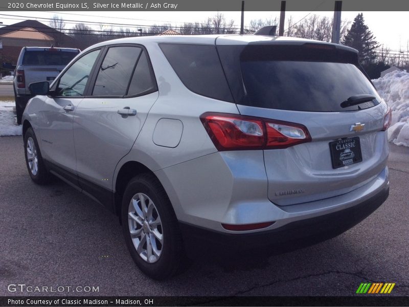 Silver Ice Metallic / Ash Gray 2020 Chevrolet Equinox LS