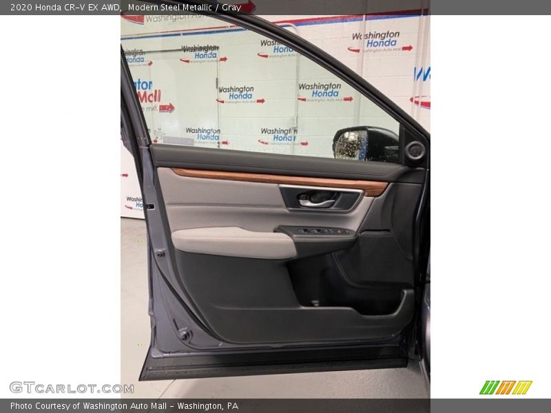 Modern Steel Metallic / Gray 2020 Honda CR-V EX AWD