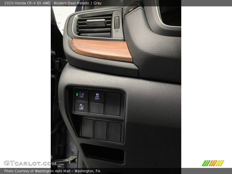 Modern Steel Metallic / Gray 2020 Honda CR-V EX AWD