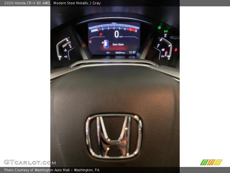 Modern Steel Metallic / Gray 2020 Honda CR-V EX AWD