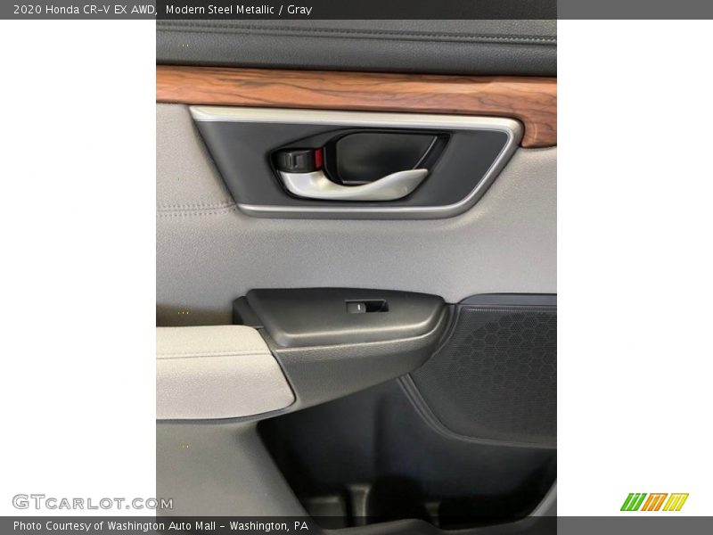 Modern Steel Metallic / Gray 2020 Honda CR-V EX AWD