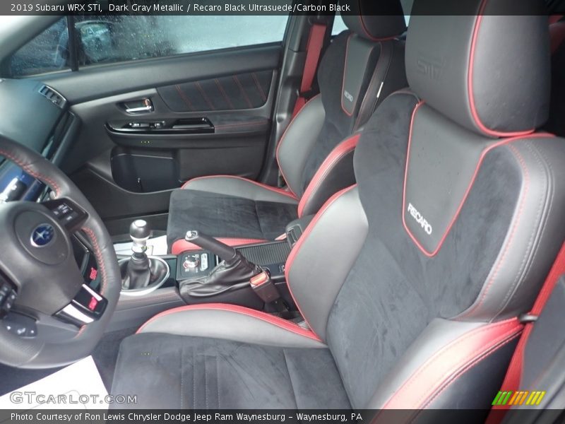  2019 WRX STI Recaro Black Ultrasuede/Carbon Black Interior