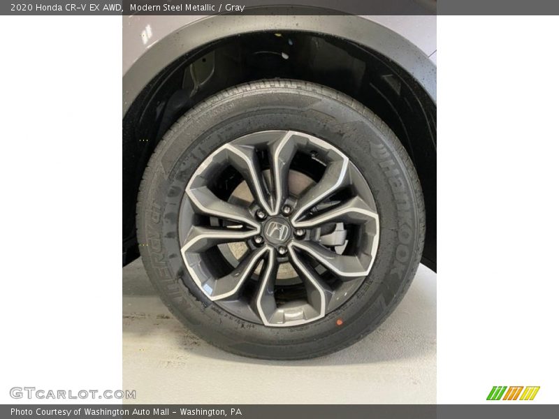 Modern Steel Metallic / Gray 2020 Honda CR-V EX AWD