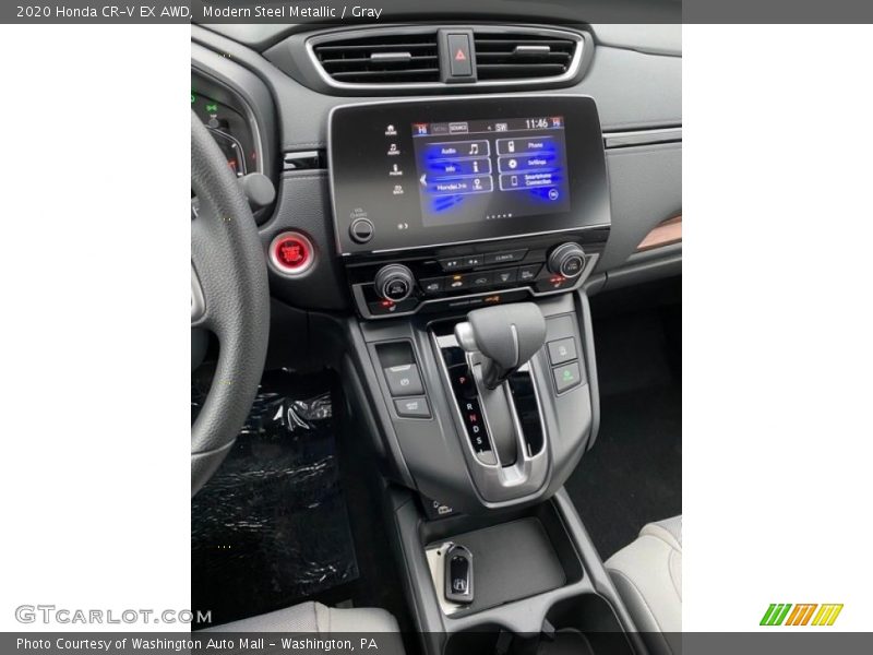 Modern Steel Metallic / Gray 2020 Honda CR-V EX AWD