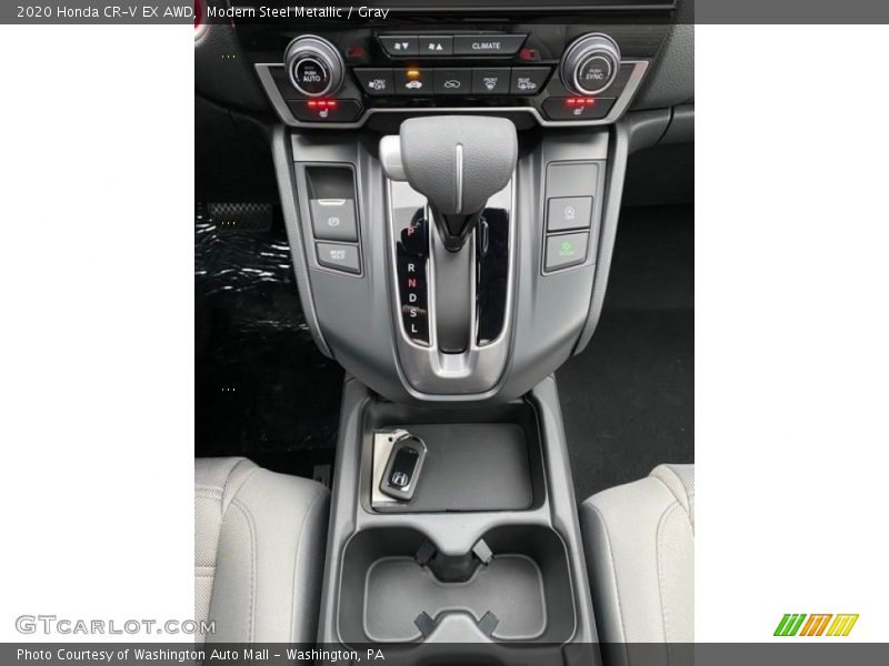 Modern Steel Metallic / Gray 2020 Honda CR-V EX AWD