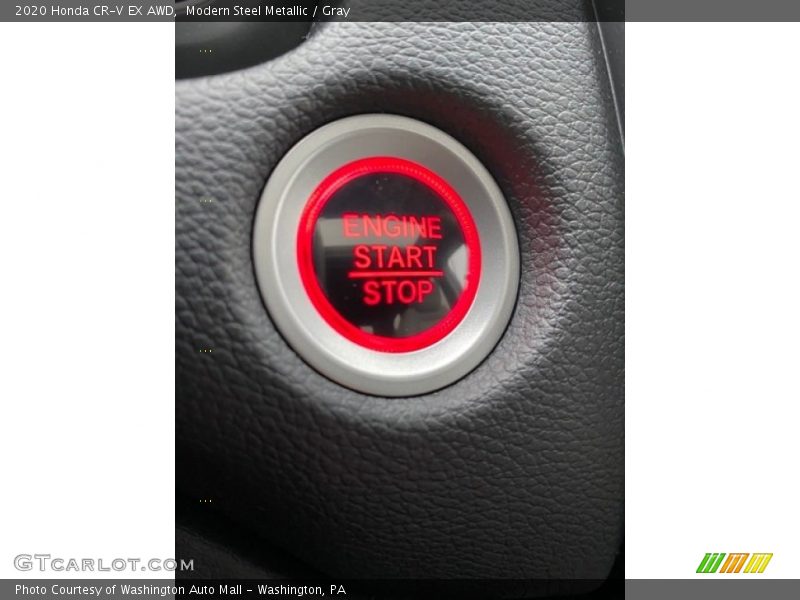 Modern Steel Metallic / Gray 2020 Honda CR-V EX AWD