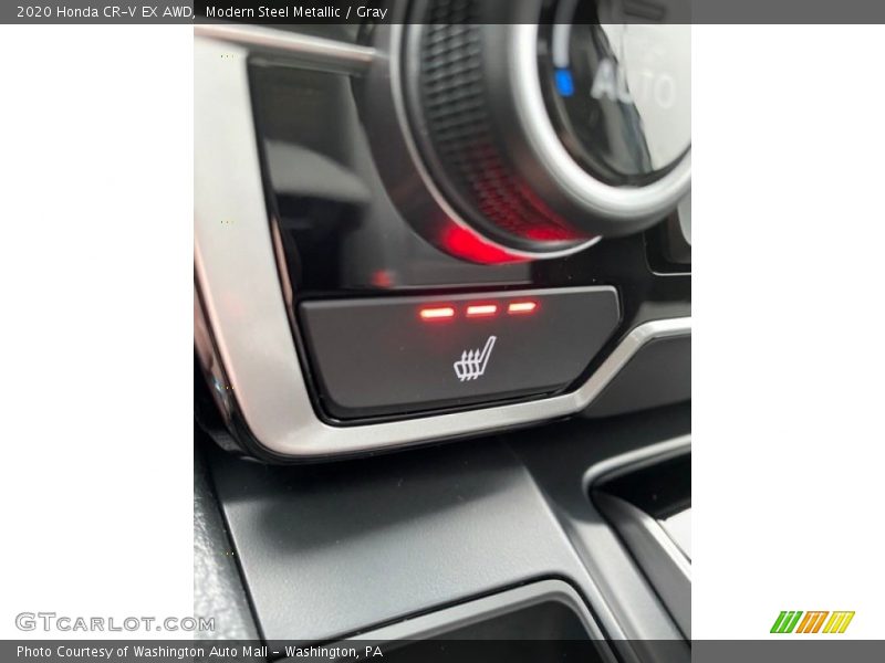 Modern Steel Metallic / Gray 2020 Honda CR-V EX AWD