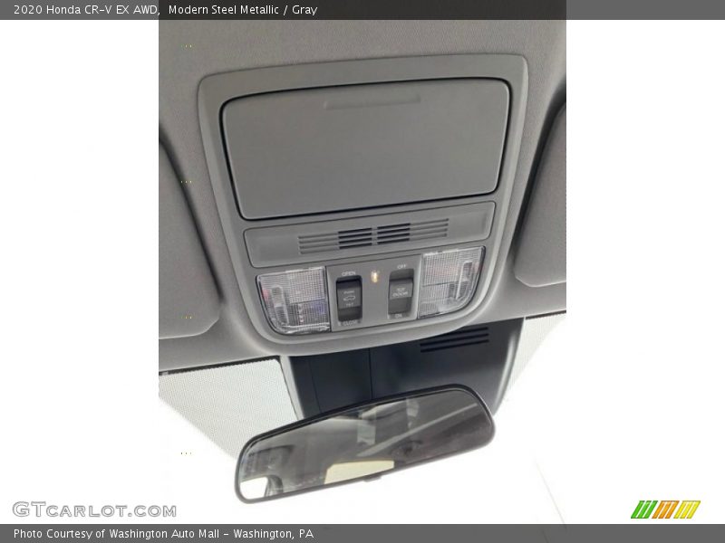 Modern Steel Metallic / Gray 2020 Honda CR-V EX AWD