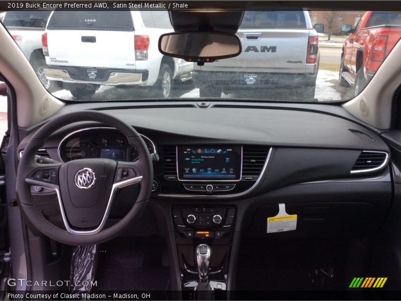 Satin Steel Metallic / Shale 2019 Buick Encore Preferred AWD