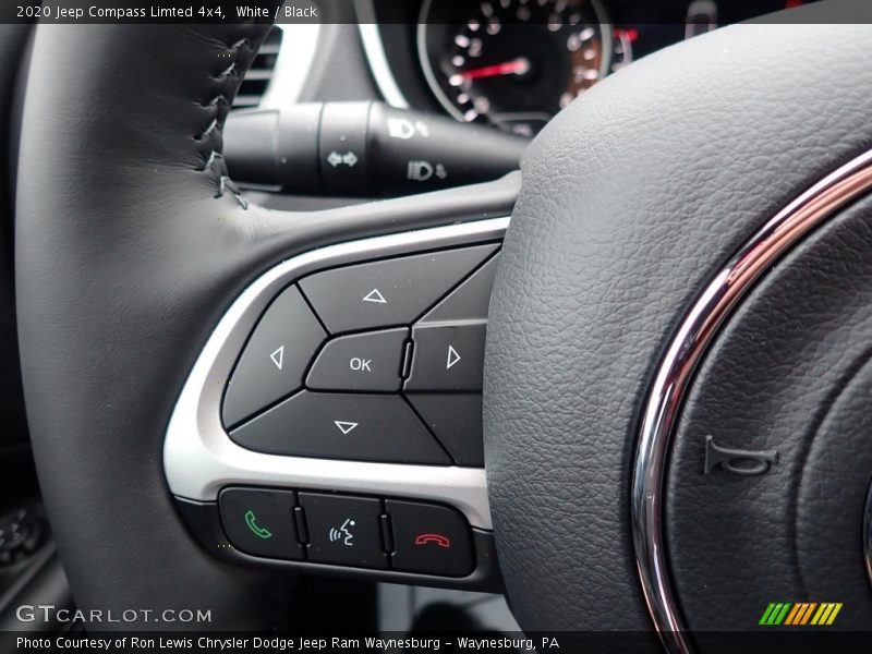 White / Black 2020 Jeep Compass Limted 4x4